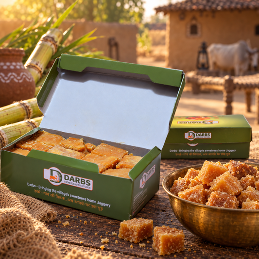 Darbs Jaggery Cubes(Gur/Gud) (950 Gm) Pack